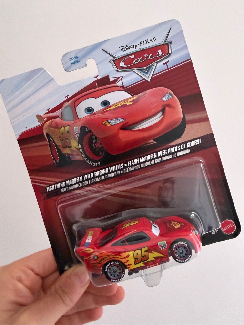 Disney Pixar Cars Lightning McQueen with Racing Wheels Car